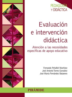 cover image of Evaluación e intervención didáctica
